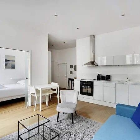 Appart Confortable -1Br 4P- Quartier Beaubourg-2